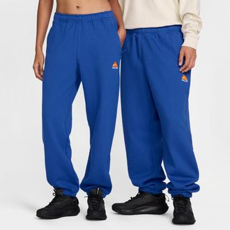 Nike Mens Nike ACG Lungs Therma-FIT Repel Tuff Fleece Pants in Blue | FV8650-480