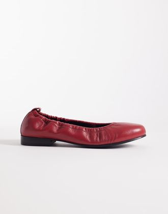 WALK LONDON Walk London - Polly - Ballerine in pelle rosse-Rosso