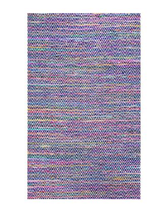 nuLOOM Nuloom Chevron Rochell Hand Woven & Cotton Rug