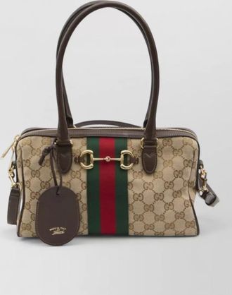Gucci medium bowling shoulder bag monogram canvas