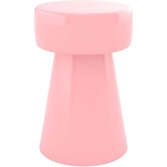 Rendez-Vous Déco Rendez-vous Déco - Mesa auxiliar redonda de metal rosa - Athéna