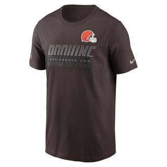 Nike Cleveland Browns Sideline Team Issue Nike Mens Dri-FIT NFL T-Shirt in Brown | 02ET2DI9I-TF9