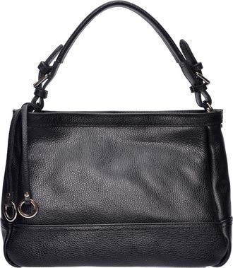 Roberta M Zwart Rundleer Tas