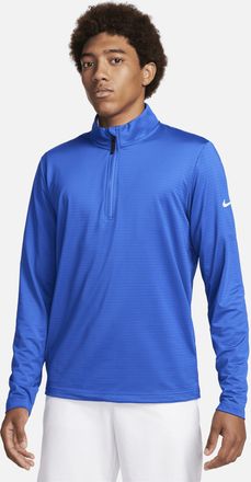 Nike Mens Victory Dri-FIT 1/2-Zip Golf Top in Blue | FD5837-480
