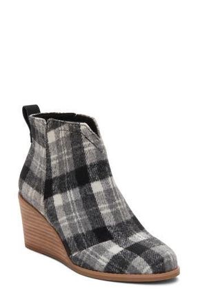 Toms Clare Wedge Bootie in Grey at Nordstrom Rack, Size 9.5