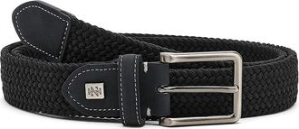 Izod Golf Stretch Braid Belt Mens Belts Black 1 : XL (42-44), Nylon