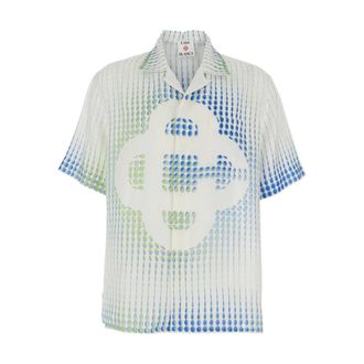 Casablanca Short Sleeve Shirts, male, Multicolor, Size: XL Bowling Shirt