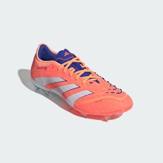 adidas adidas Performance Unisex Predator Pro Firm Ground Boots - Orange - Size UK 8.5
