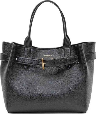 Tom Ford Grain Leather Small Tote Bag