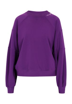 Dreimaster Dreimaster Sweatshirt Dames donkerpaars