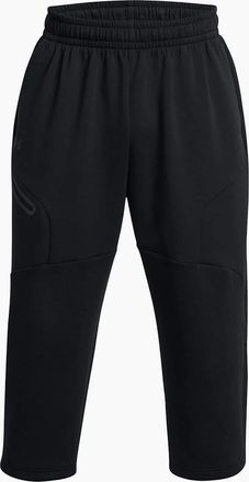 Under Armour Mens Fleece Solid Patterned Baggy Sweatpants - Black - Size: 29/28/32
