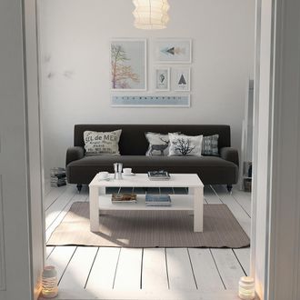 Vicco Mesa De Centro, Blanco, 100 X 60 Cm