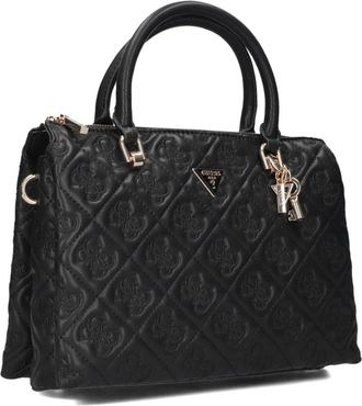 Guess Tassen, Dames, Zwart, ONE Size, Wol, Adelasia Multi Comp Satchel