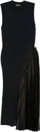 Emporio Armani geplooide midi-jurk