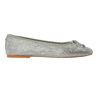 Steve Madden Womens/Ladies Blossoms Metallic Ballet Flats (Silver) - Size UK 5