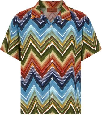 Missoni Multicolor Macro Zigzag Shirt