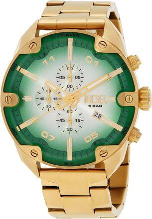 Diesel Spiked Chronograph Quartz Green Dial Mens Watch DZ4685