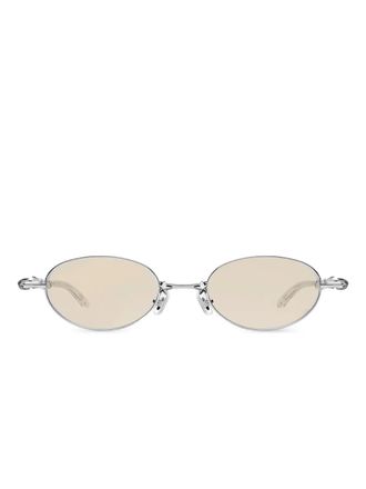 Gentle Monster Occhiali da sole Pico 02 ovali - Arancione