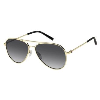 Tommy Hilfiger Aviator Sunglasses - male - Tommy Hilfiger - Sunglasses - Yellow - 58 MM - Accessories