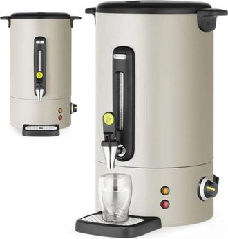 OEM Hervidor De Agua Para Vino Caliente Con Grifo Y Bandeja De Goteo 16 L 1650 W - Gris Claro