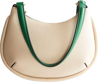 Mango Faux Leather Hobo Bag in Off White at Nordstrom
