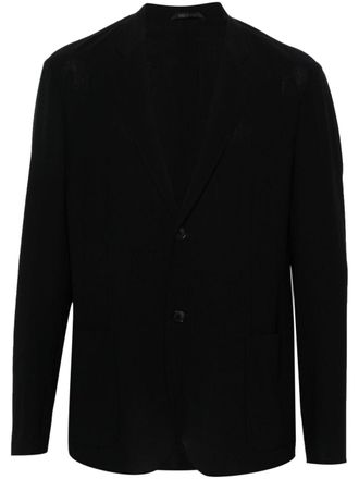 Giorgio Armani single-breasted blazer - Blue