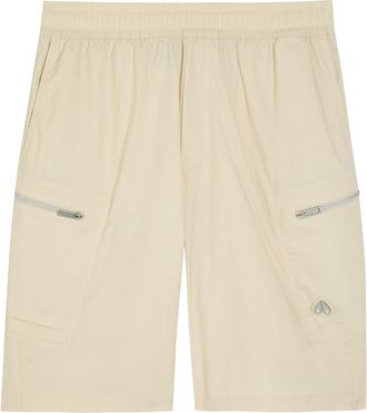 Moose Knuckles Topflight Shell Cargo Shorts - Cream - XL