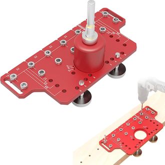 OEM Gabarit De Goupille D&Eacute;tag&egrave;re Et Gabarit De Charni&egrave;re De 35 Mm 2 En 1, Gabarit De Per&ccedil;age De Goupille D&Eacute;tag&egrave;re Avec Forets De 5 Mm Et 6,35 Mm, Gabarit 