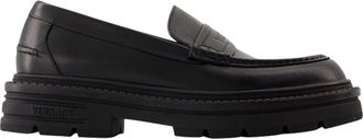 Versace Adriano Loafers - Versace - Leather - Black