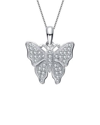 Genevive Silver Cz Pendant