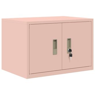 vidaXL Armario De Almacenamiento Rosa 60 X 40 X 40 Cm Acero Vidaxl