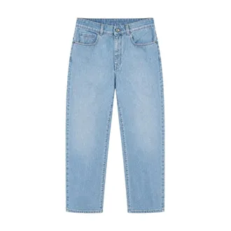 Canali Jeans, Heren, Blauw, L, Katoen, Straight Jeans