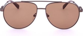 Longchamp Ladies Brown Aviator Sunglasses LO178S