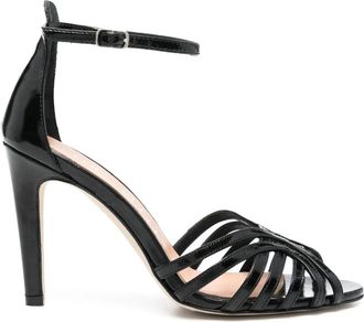 The Seller Leren sandalen - Zwart