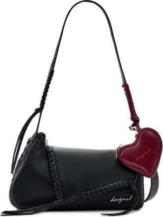 Desigual Faux Leather Shoulder Bag in Black at Nordstrom