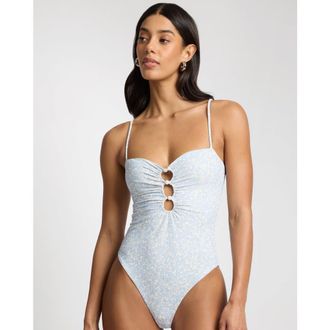 Onia Colette One-Piece in Sky/egret at Nordstrom, Size X-Small