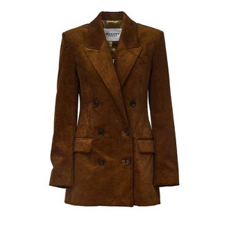 Isabel Marant Rasma Vintage Corduroy Double-Breasted Jacket