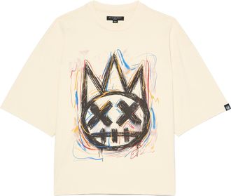 Cult of Individuality OVERSIZED SHORT SLEEVE CREW NECK TEE SCRIBBLE LOGO