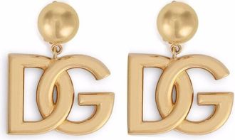 Dolce & Gabbana Logo Clip-on Earrings