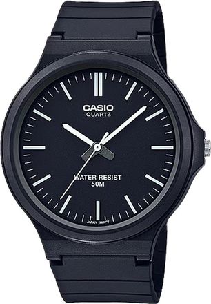 Casio Mens Casual Analog Watch with Black Dial - MW-240-1EV