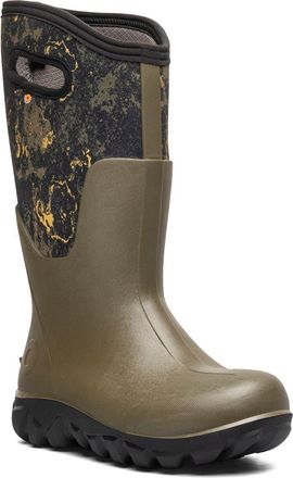 Bogs Classic Seamless Tall Rain Boot in Olive Multi at Nordstrom, Size 10