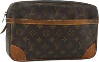 Louis Vuitton Pre-owned Clutches, female, Brown, Size: ONE SIZE Pre-owned Vintage Monogram Clutch