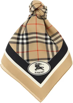 Burberry Beige Check Scarf