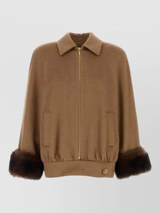 Valentino Garavani camel hair coat