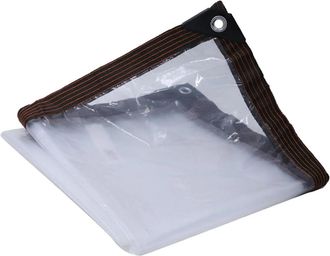 OEM Lona Transparente Con Ojales, Bordes Reforzados Con Doble Costura, Lona Para Suelo, Lona Transparente Apta Para Terrazas, Plantas, Jardines, Tiendas D