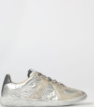 Maison Margiela Sneakers Replica Maison Margiela in nylon laminato e camoscio used