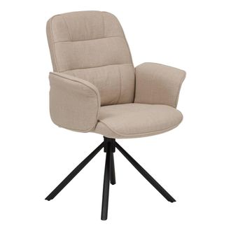 Atmosphera Silla De Oficina Giratoria Sisco, Color Beige - Atmosphera Cr&eacute;ateur DInt&eacute;rieur