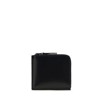 Comme Des Gar&ccedil;ons Black Calf Leather Bos Taurus Mens Wallet