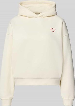 OPUS Hoodie mit Stitching Modell Galentine in Offwhite, Gr&ouml;&szlig;e 36