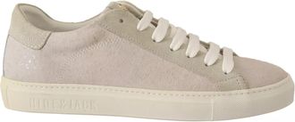 Hide & Jack Off White Low Top Lace Up Sneakers Womens Shoes (Pre-Owned)